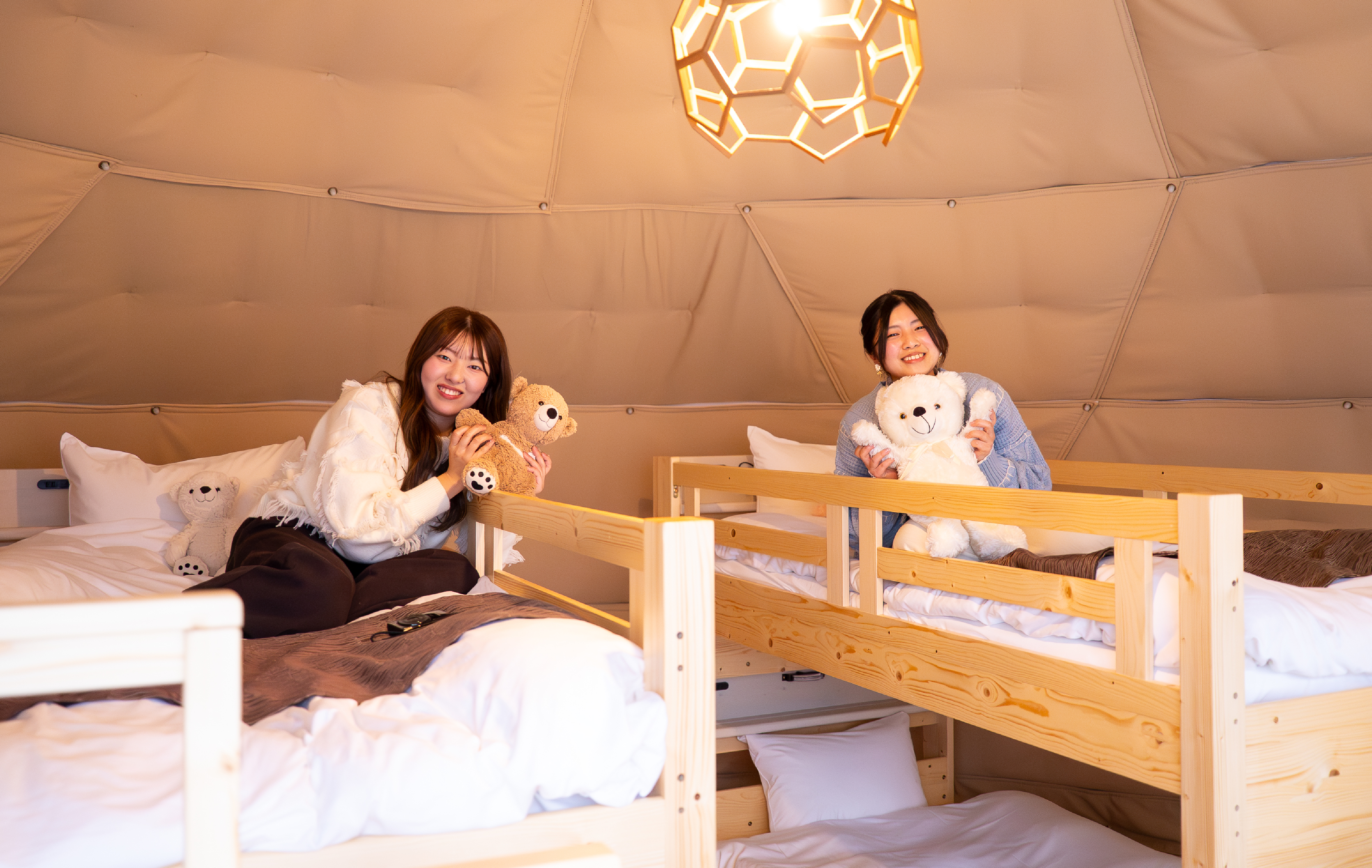 2段ベッドテント